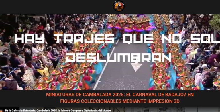 Web millionminiatures.com diseñada por Mkcero